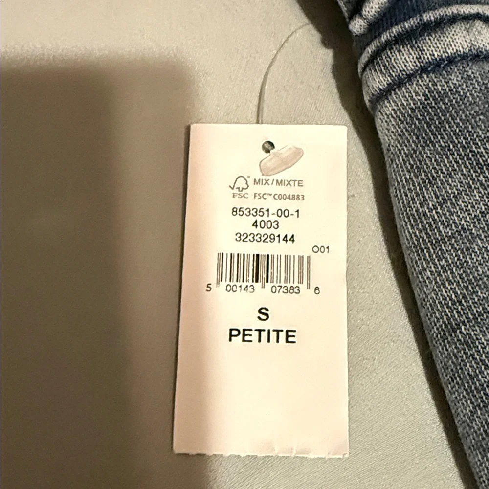 NWT GAP Sold out online Viral Barrel Sweatpant Jeans. Size SMALL PETITE. - Picture 12 of 13
